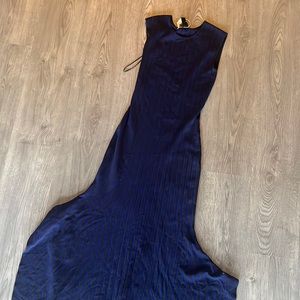 Jason Wu handkerchief hem knit dress two-tone